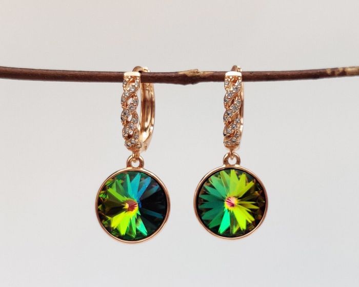 Earrings with Swarovski crystals R0284719007740