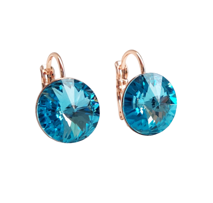 Earrings with Swarovski crystals 1.2 cm - 41