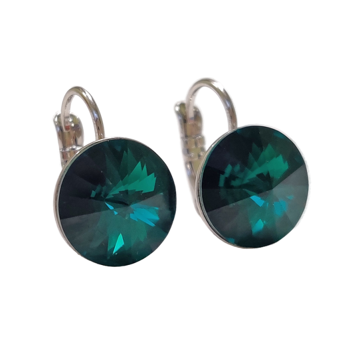 Earrings with Swarovski crystals 1.2 cm - 64