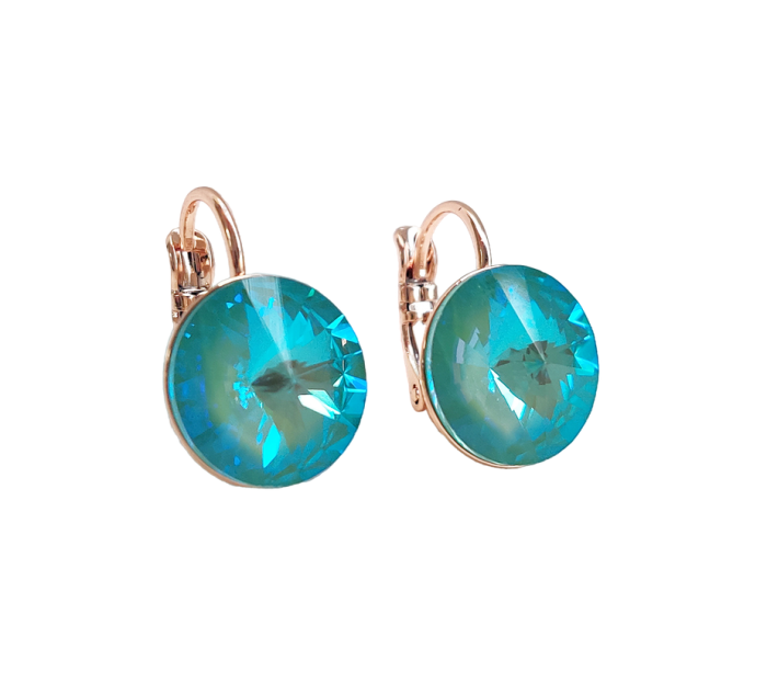 Earrings with Swarovski crystals 1.2 cm - 97
