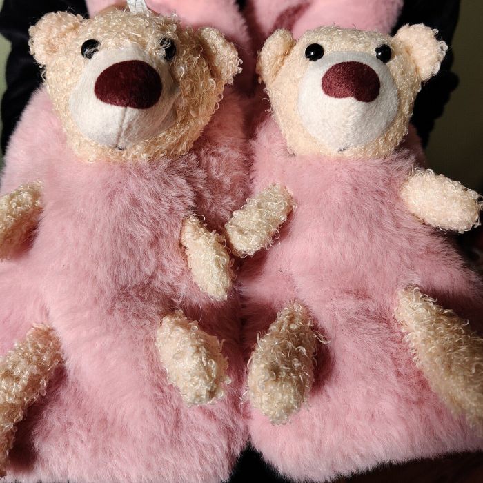 Hat-scarf with ears and scarf R2190 (Pink fur)
