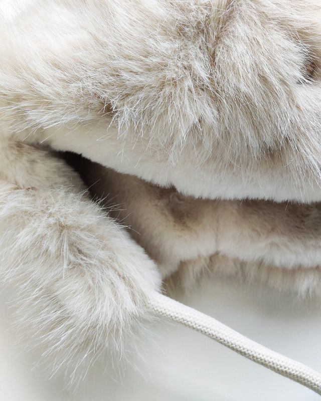 Hat with ears R2194 (Cream)