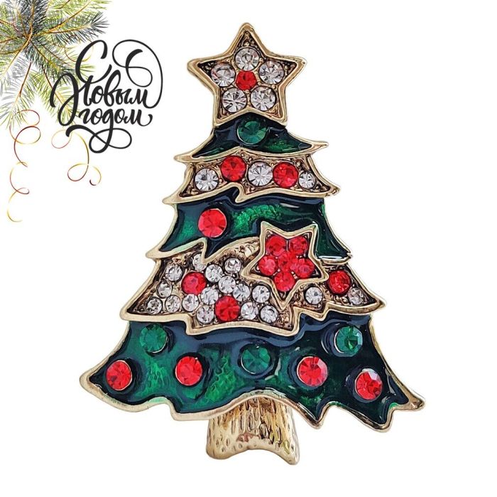 Brooch CHRISTMAS TREE R252775907190