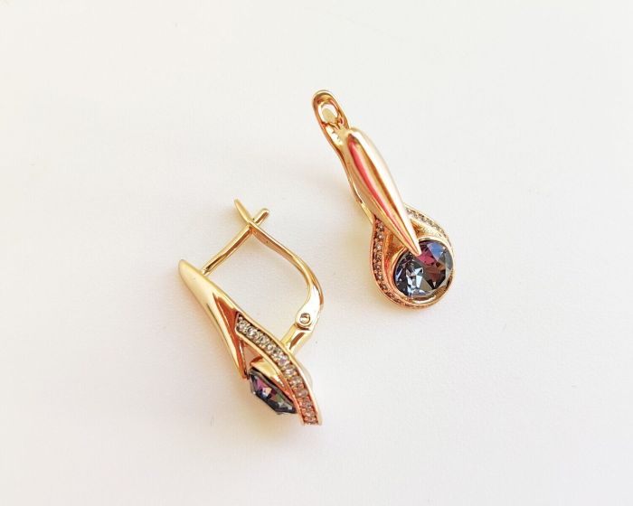 Earrings with Swarovski crystals R2595712007440