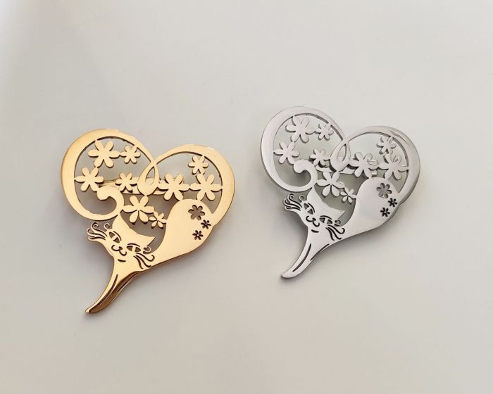 Steel brooch R264974907180