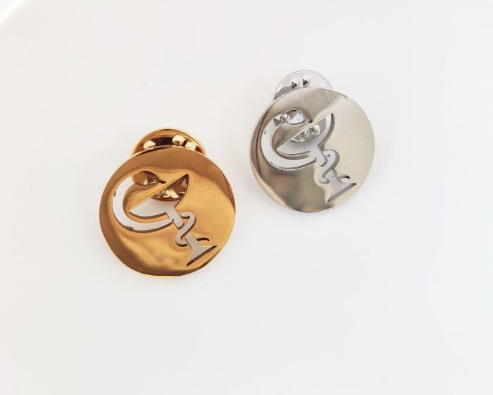 Steel brooch R265873907130