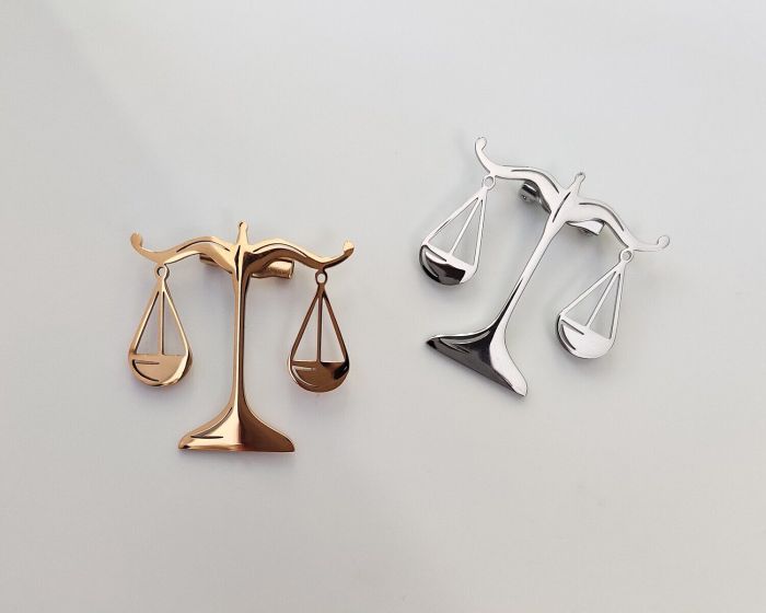 Steel brooch R266574807160