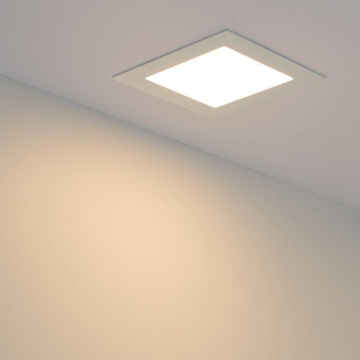 Luminaire DL-142x142M-13W White (Arlight, IP40 Metal, 3 years)