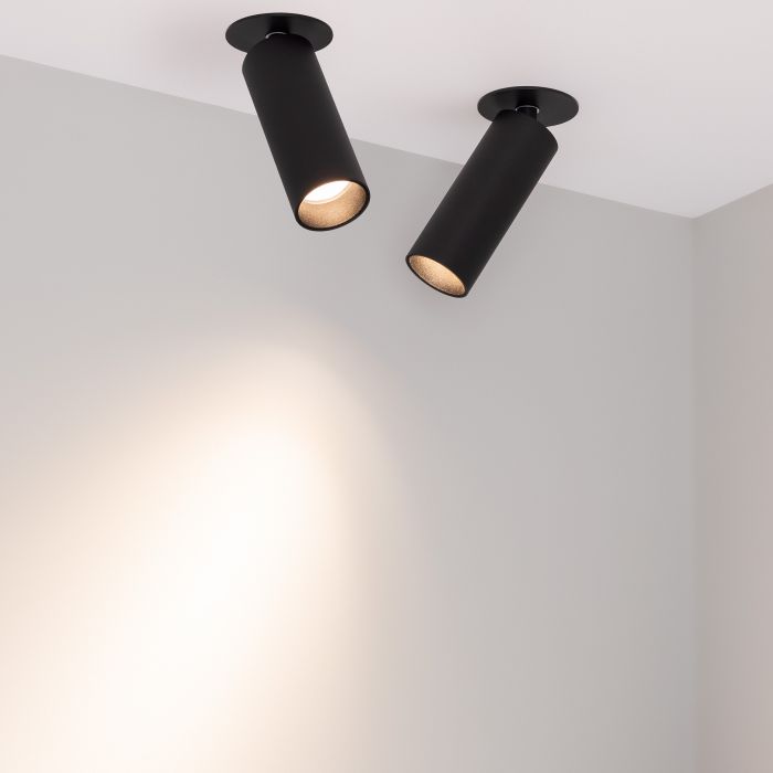 SP-NUANCE-BUILT-FLAP-R35-7W Warm3000 (BK, 36 deg, 230V) (Arlight, IP40 Metal, 5 years)