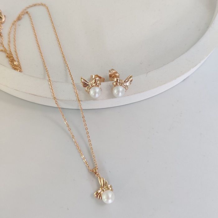 Earring and pendant set R372779907430