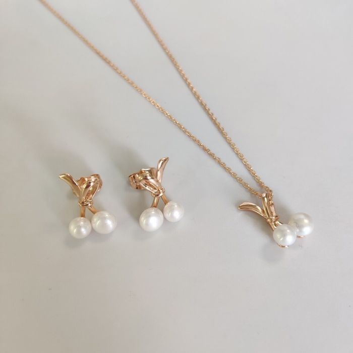 Earring and pendant set R372879907450
