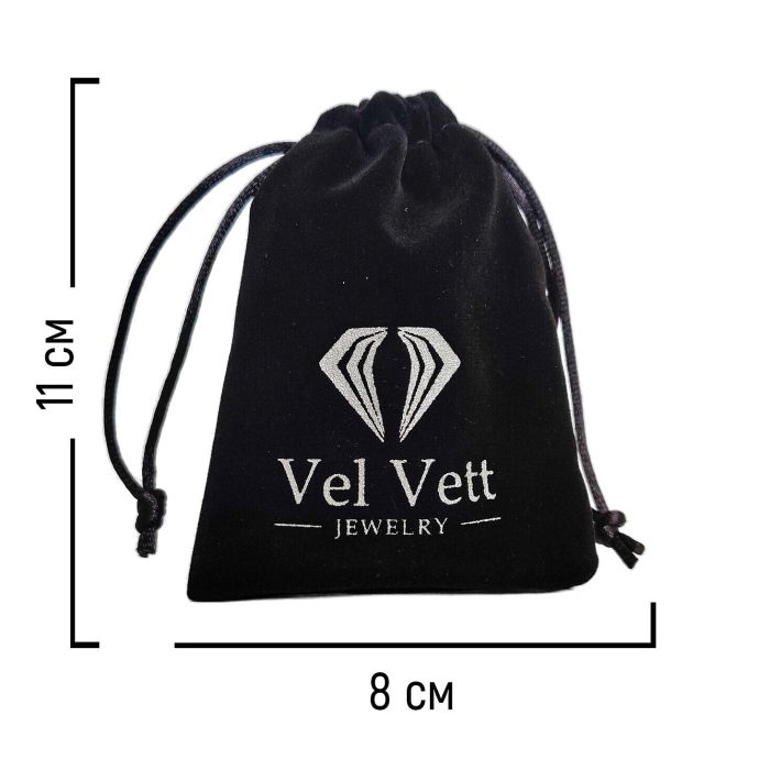 Gift pouch, velvet R3921/ Black
