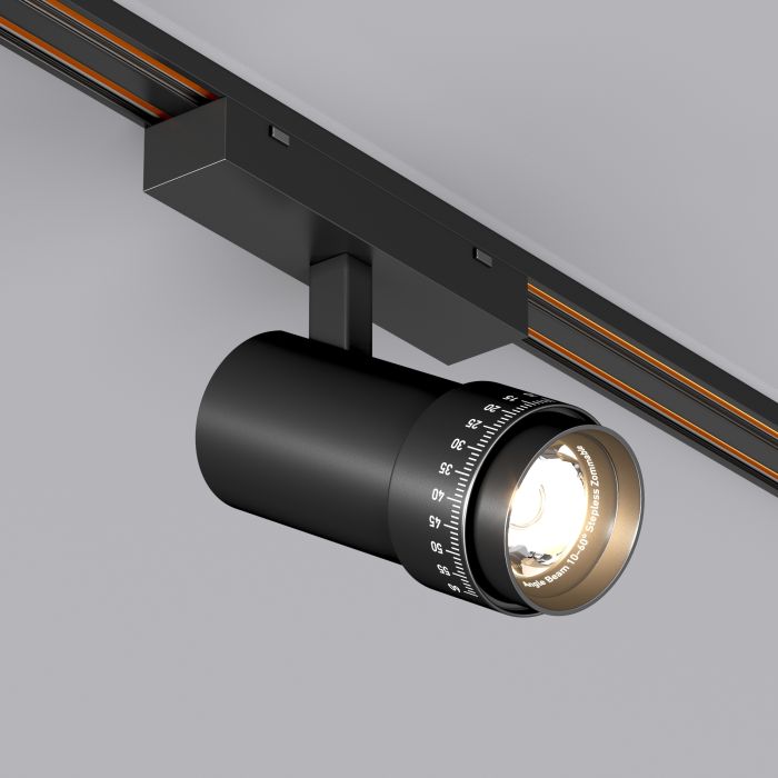 MAG-VIBE-SPOT-ZOOM-R47-10W Day4000 (BK, 20-55 deg, 48V) (Arlight, IP20 Metal, 5 years)