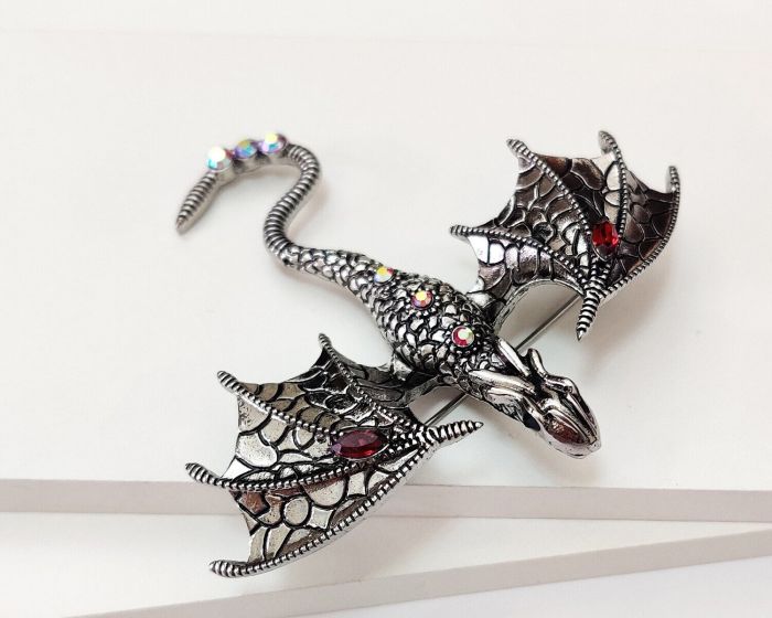 Flying Dragon Brooch Pendant G755775507220