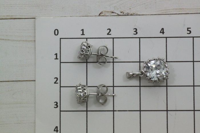 Set (pendant, earrings) F439076507220 F439076507220