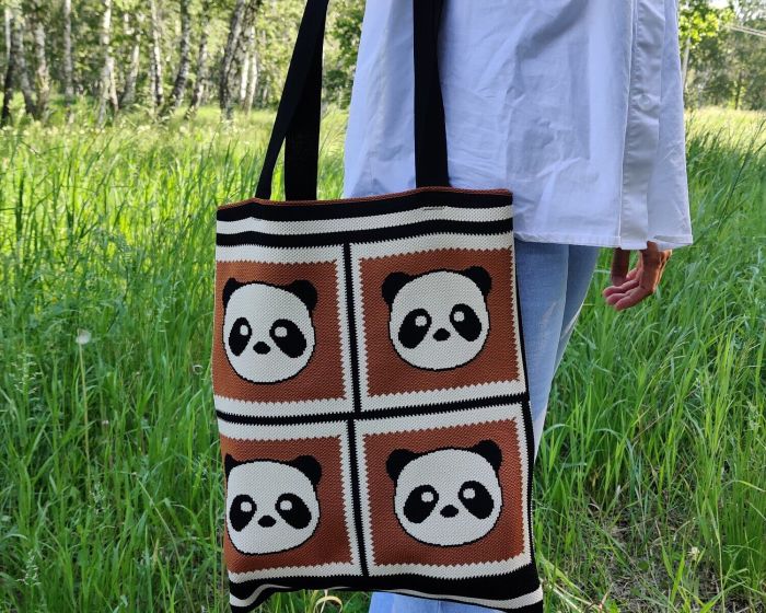 Panda handbag R0827