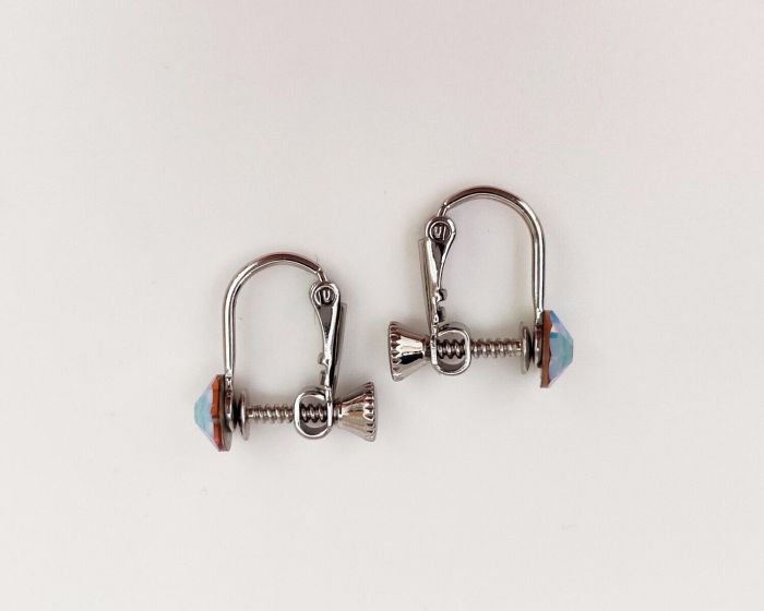Earrings with Swarovski crystals Cube G875974907180