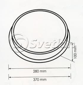 Luminaire, wall-mounted, BA100-28