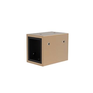 Straight ART-APRIORI-CON-H Connector (GD, horizontal) (Arlight, IP20 Metal, 3 years)