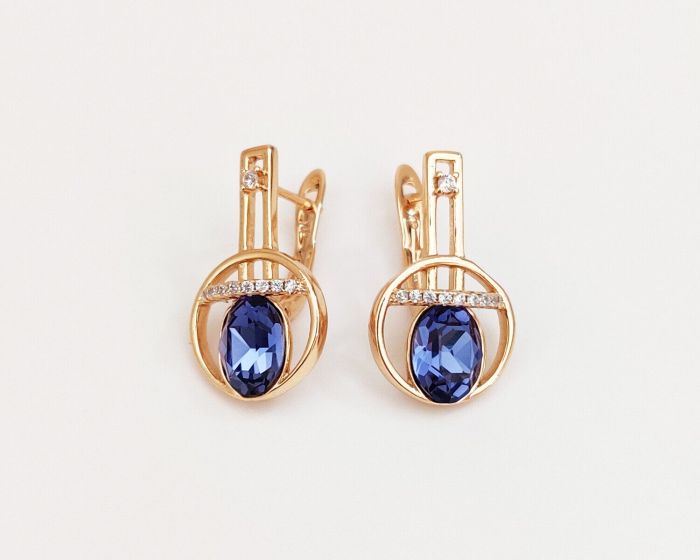 Earrings with Swarovski crystals R096078907380