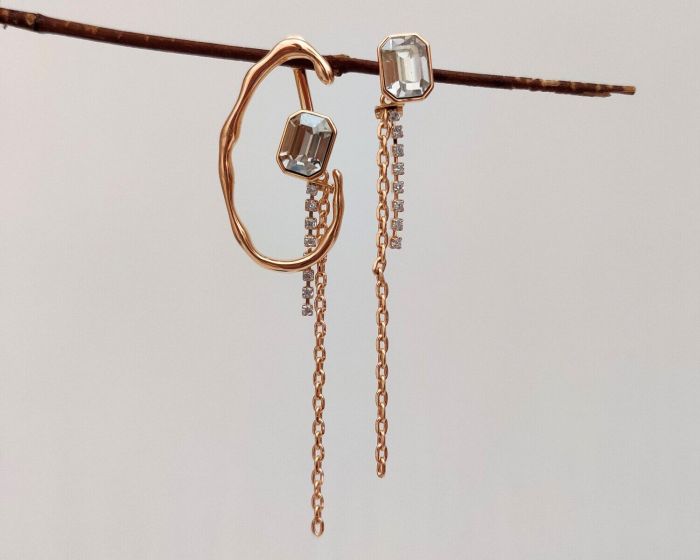 Earrings with Swarovski crystals R0991712007490