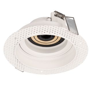 Enclosure PLURIO-BASE-BUILT-TRIMLESS-R120 (WH, 1-2, 200mA) (Arlight, IP20 Metal, 3 years)