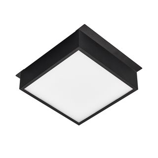 DL-GRIGLIATO-S140x140-18W Warm3000 (BK, 100 deg, 230) (Arlight, IP40 Metal, 5 years)
