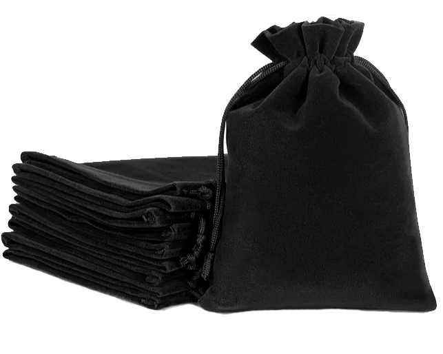 Velvet gift bag (10*15 cm) G1009/ Black